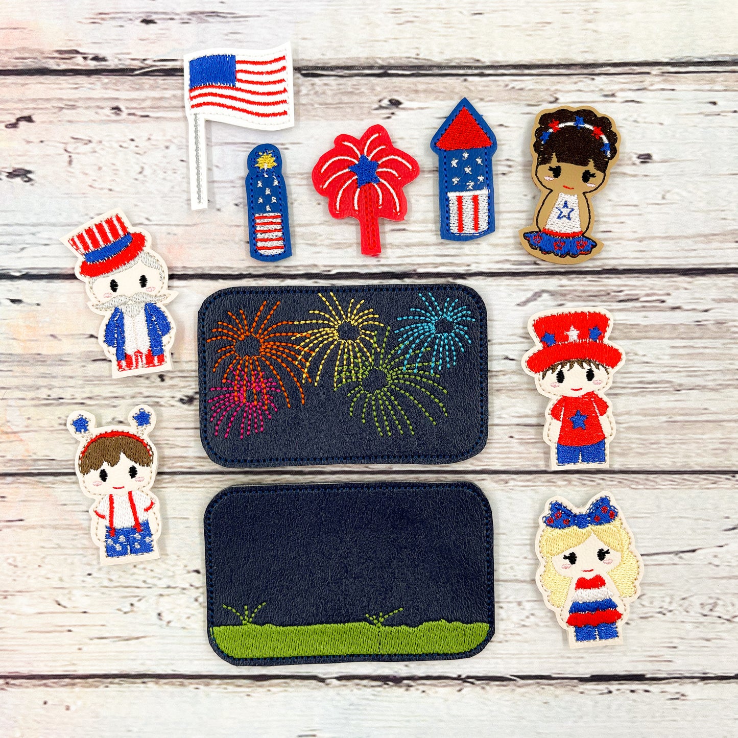 4th of July Kids Tin Play Set