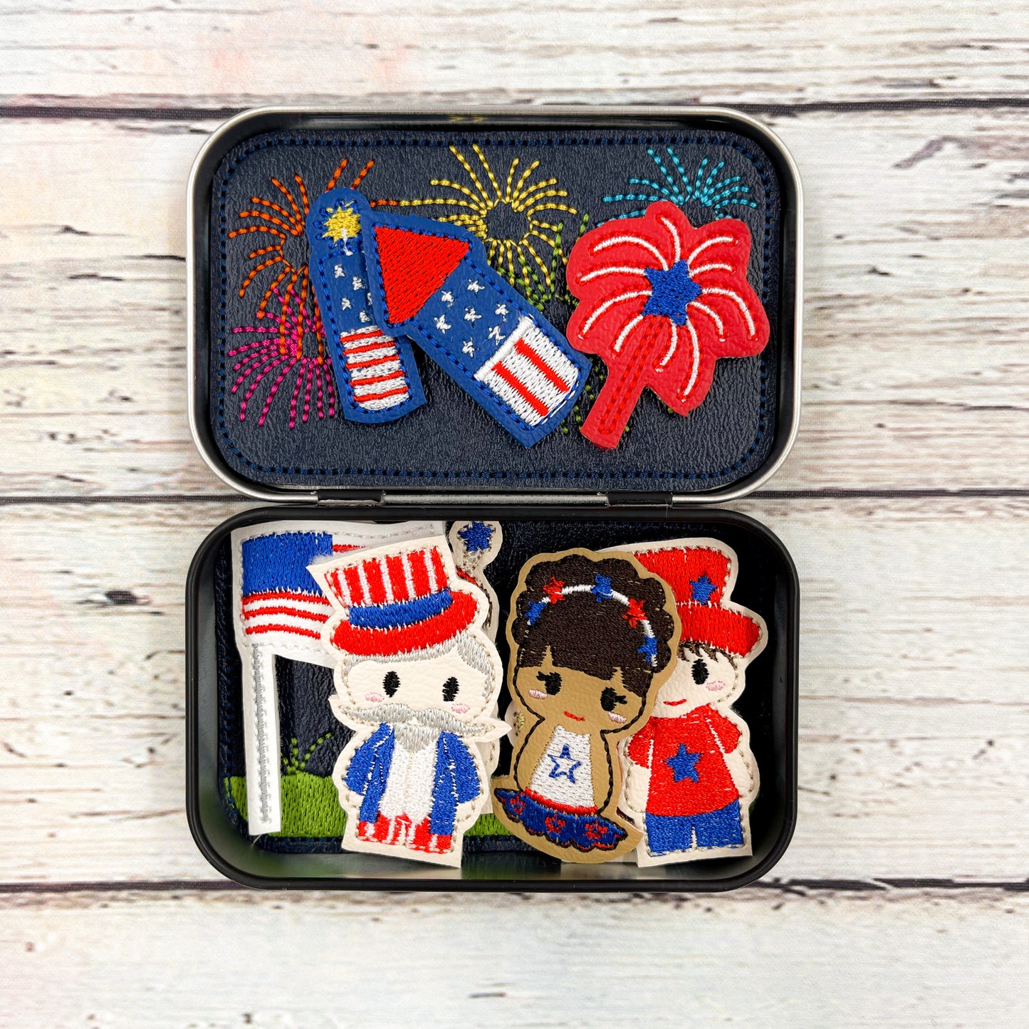4th of July Kids Tin Play Set