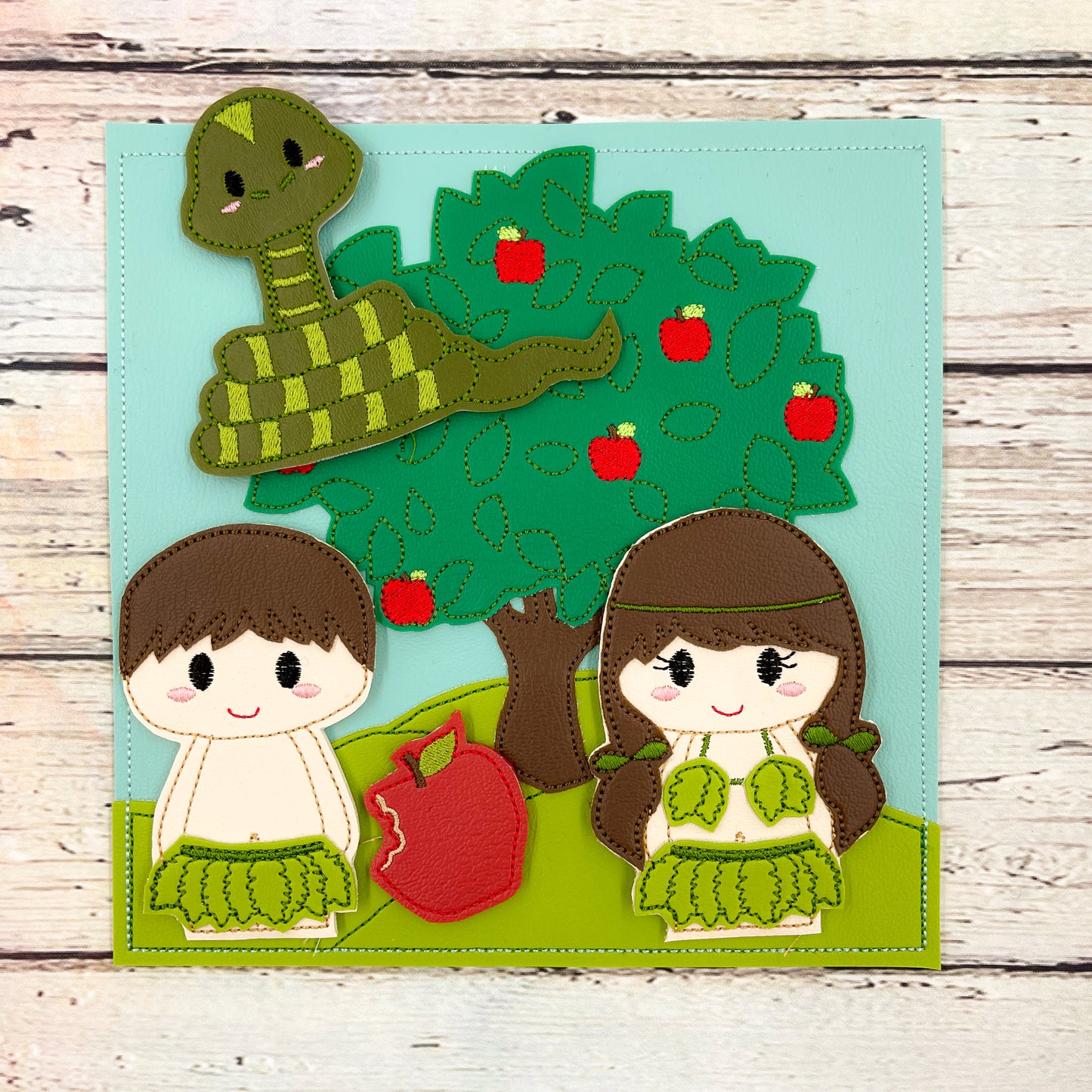 Adam and Eve Finger Puppet Set