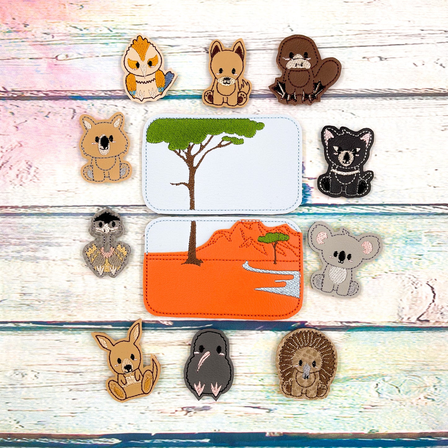 Australian Animals Tin Play Set