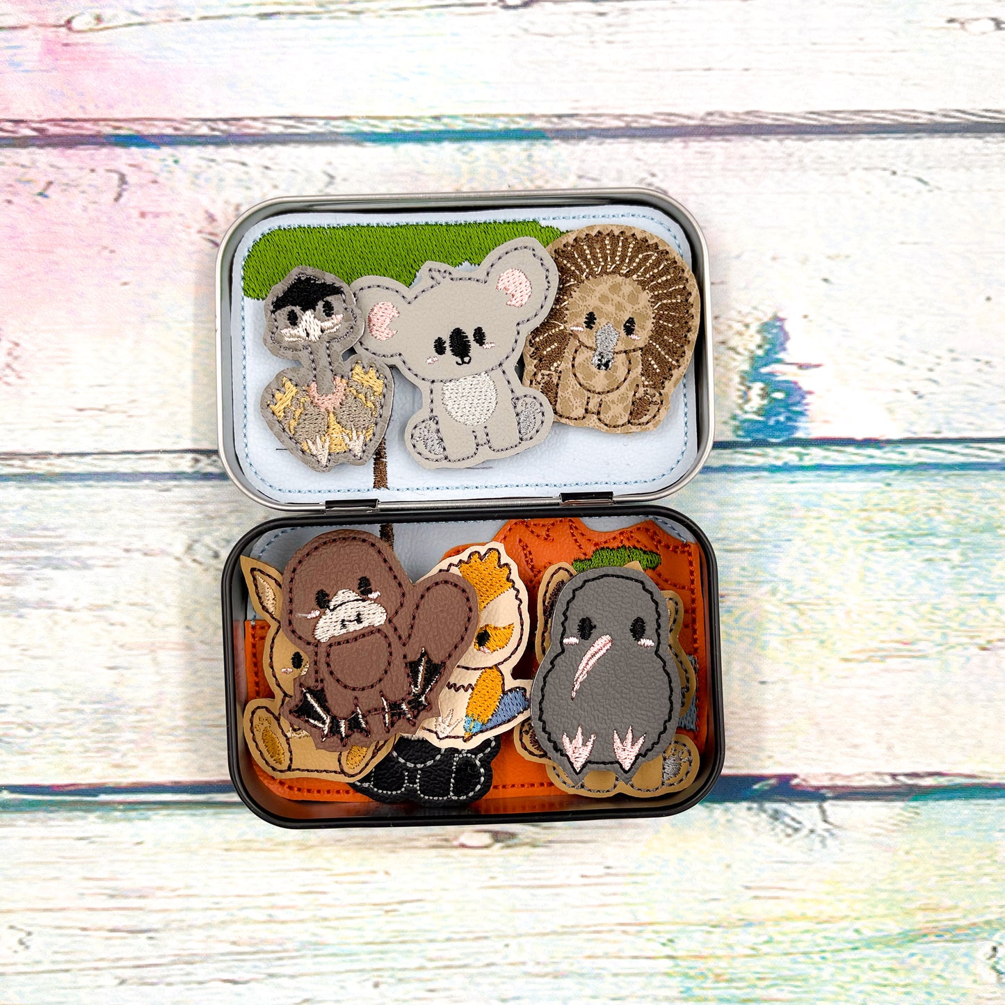 Australian Animals Tin Play Set
