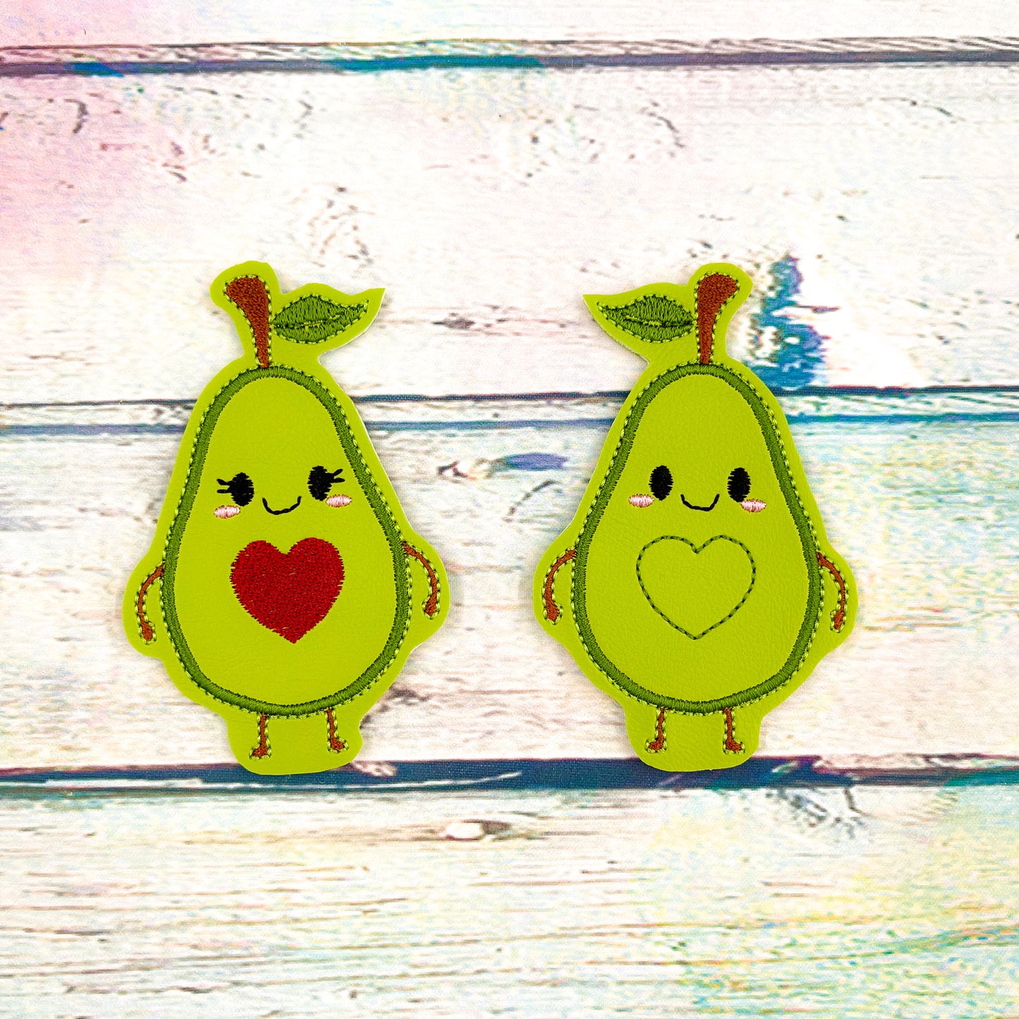 Avocado Halves Perfect Pairs Finger Puppet Set
