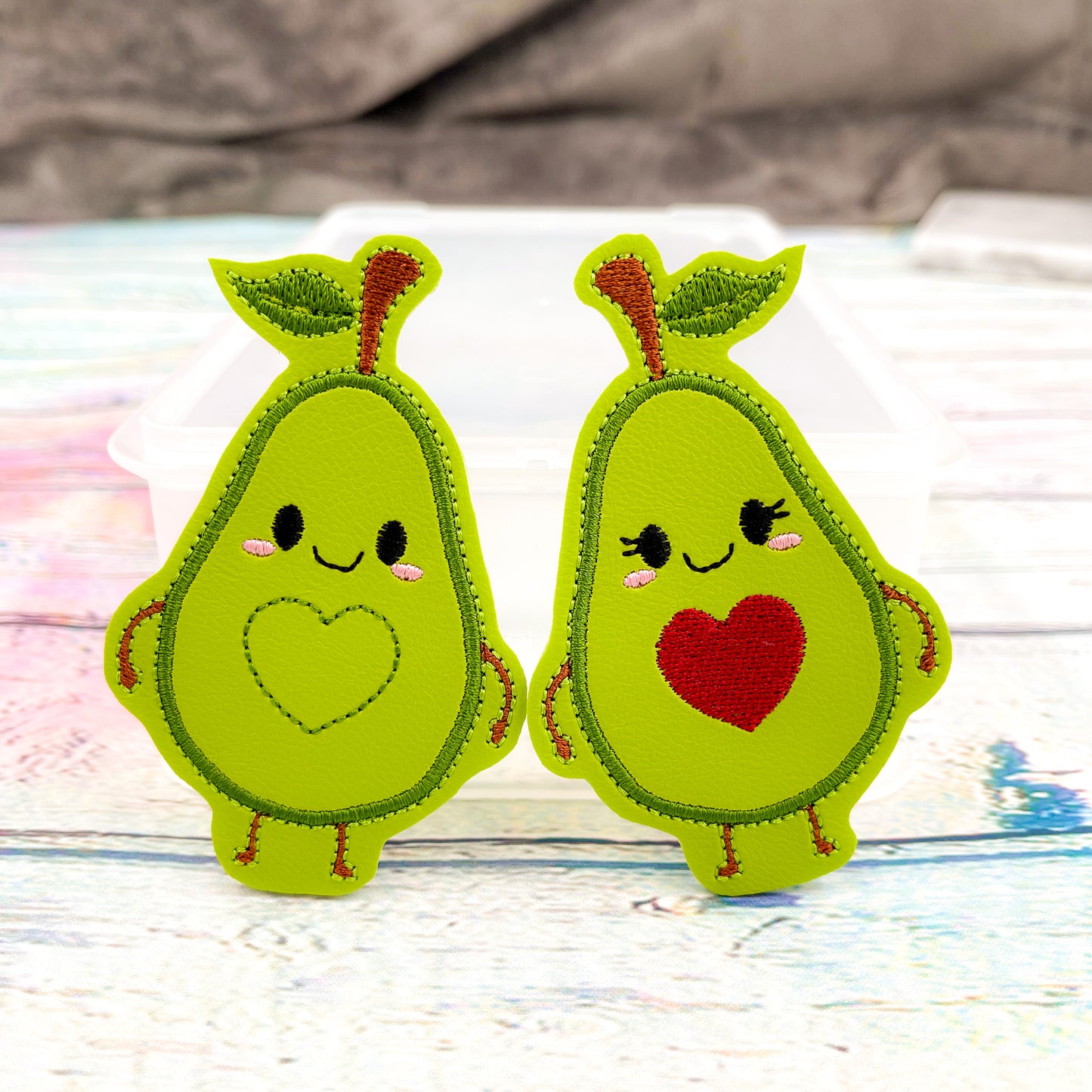 Avocado Halves Perfect Pairs Finger Puppet Set