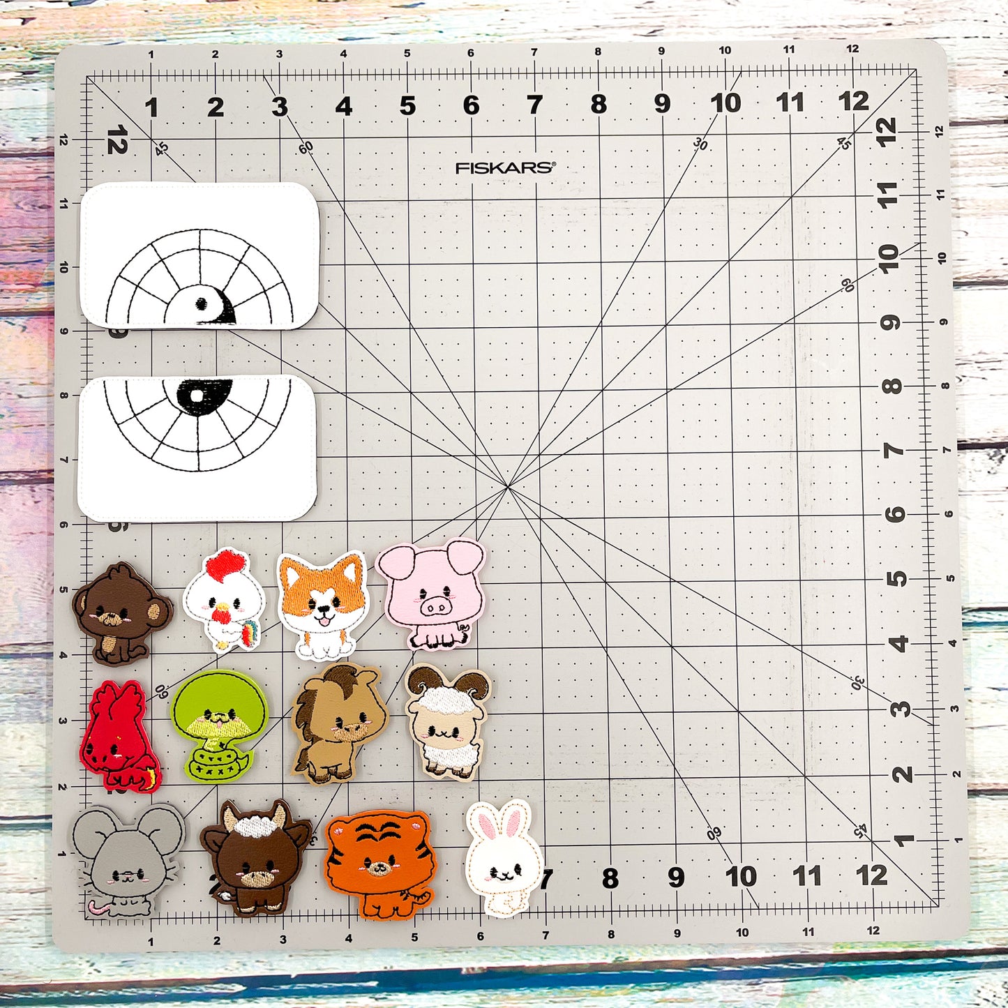 Chinese Zodiac Animals Tin Play Set