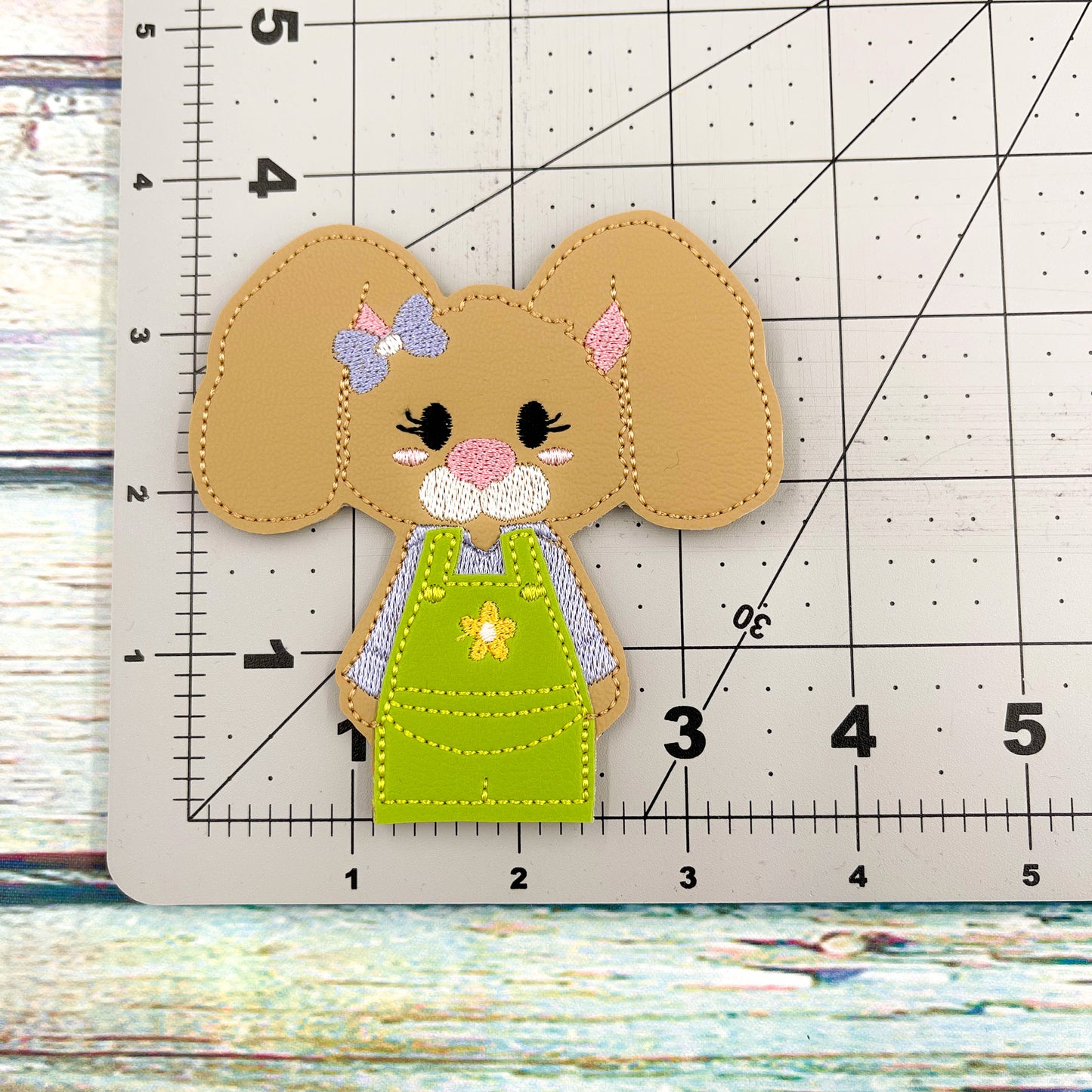 Easter Bunny Girl Finger Puppet