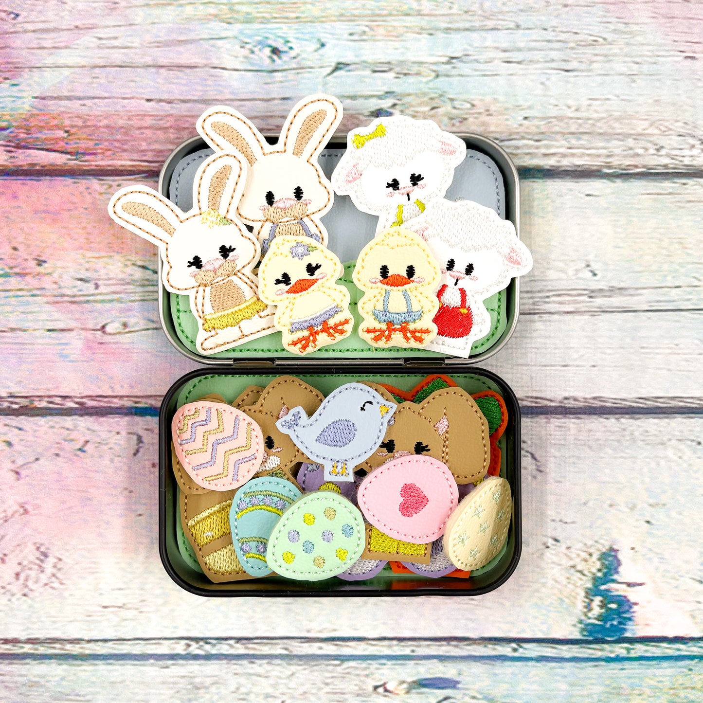 Easter Bunny Tin Play Set