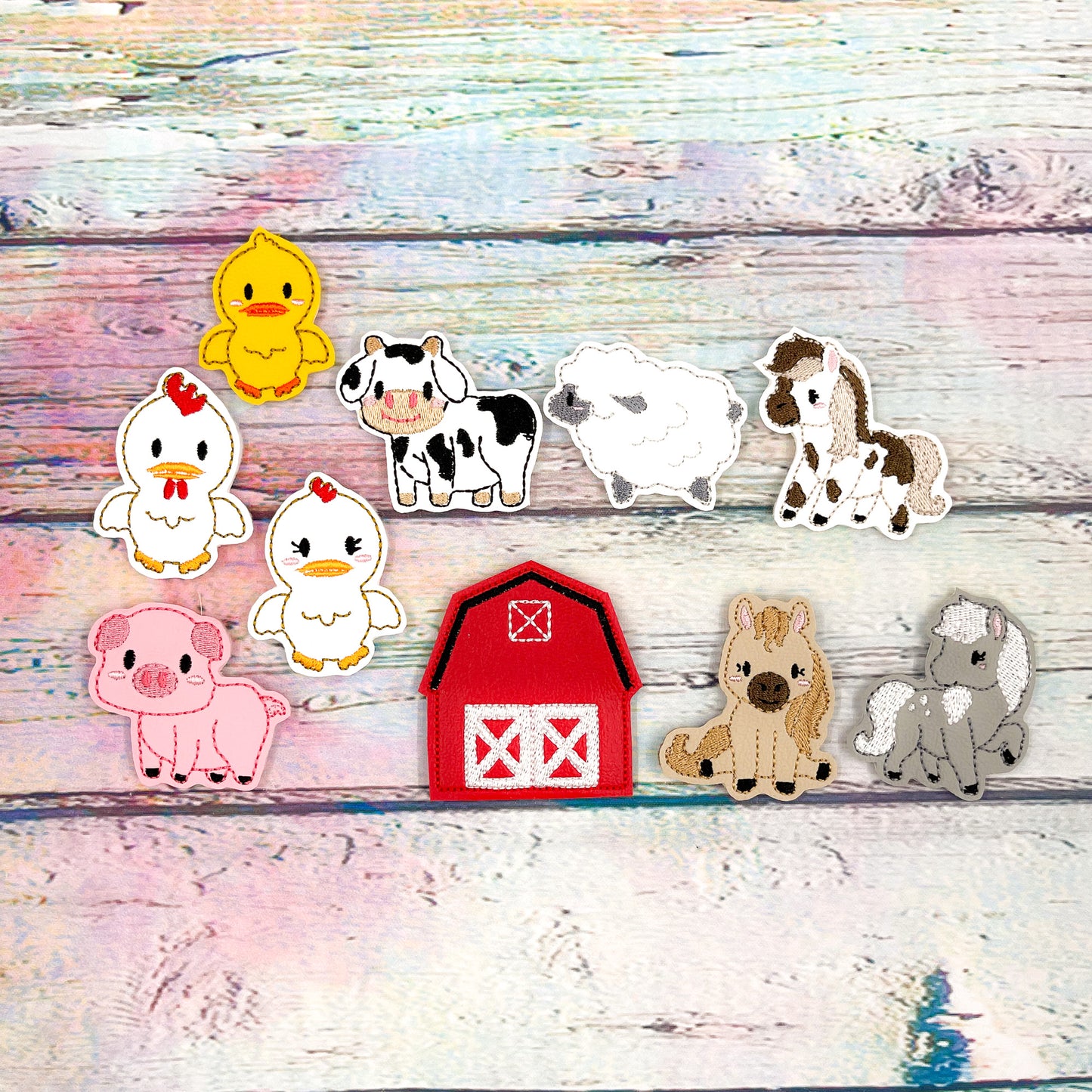 Farm Animals Tin Play Set