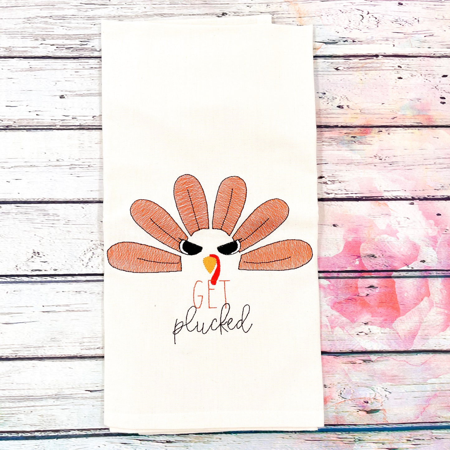 Get Plucked Kitchen Tea Towel