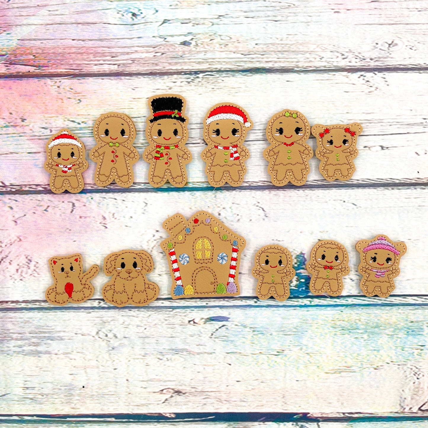 Gingerbread Family Tin Play Set