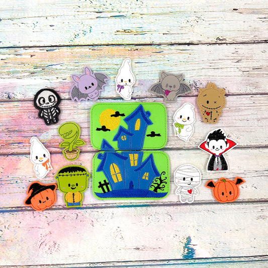 Halloween Monsters Tin Play Set