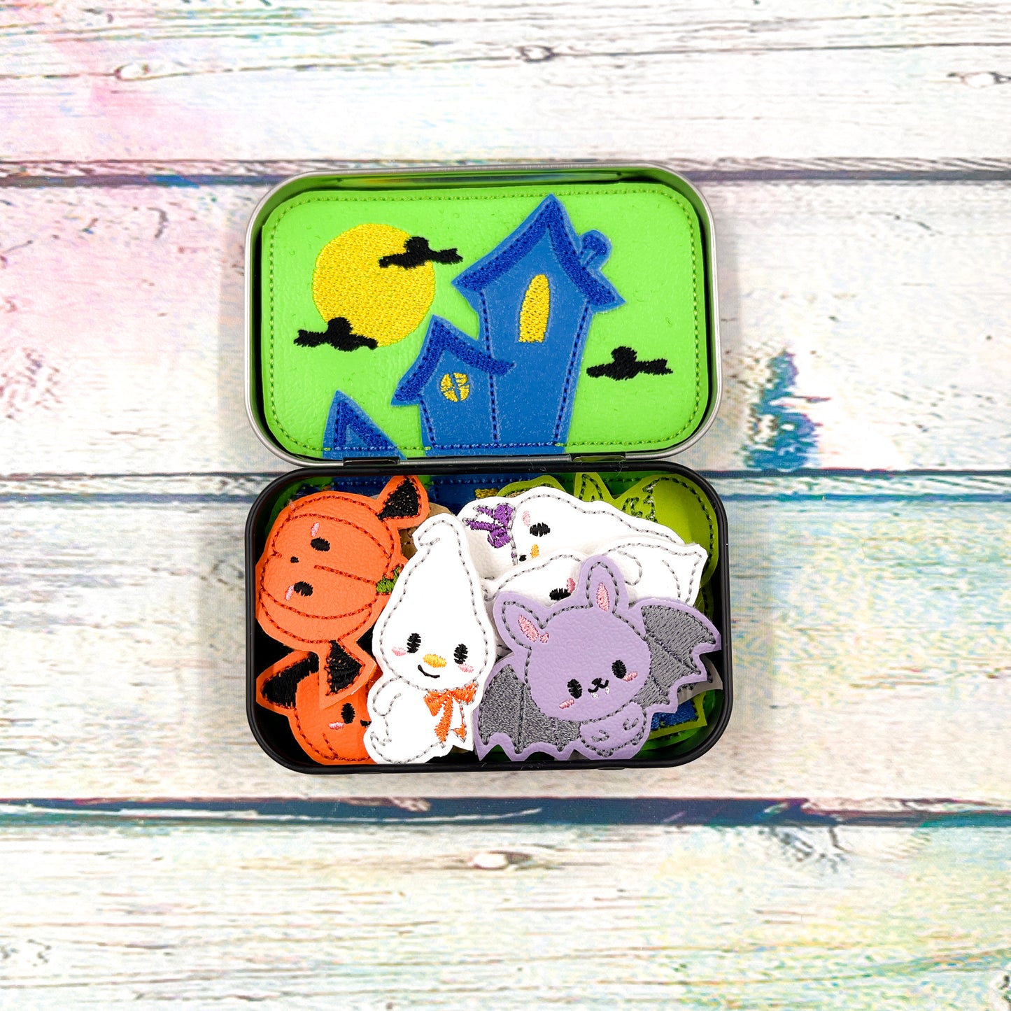 Halloween Monsters Tin Play Set