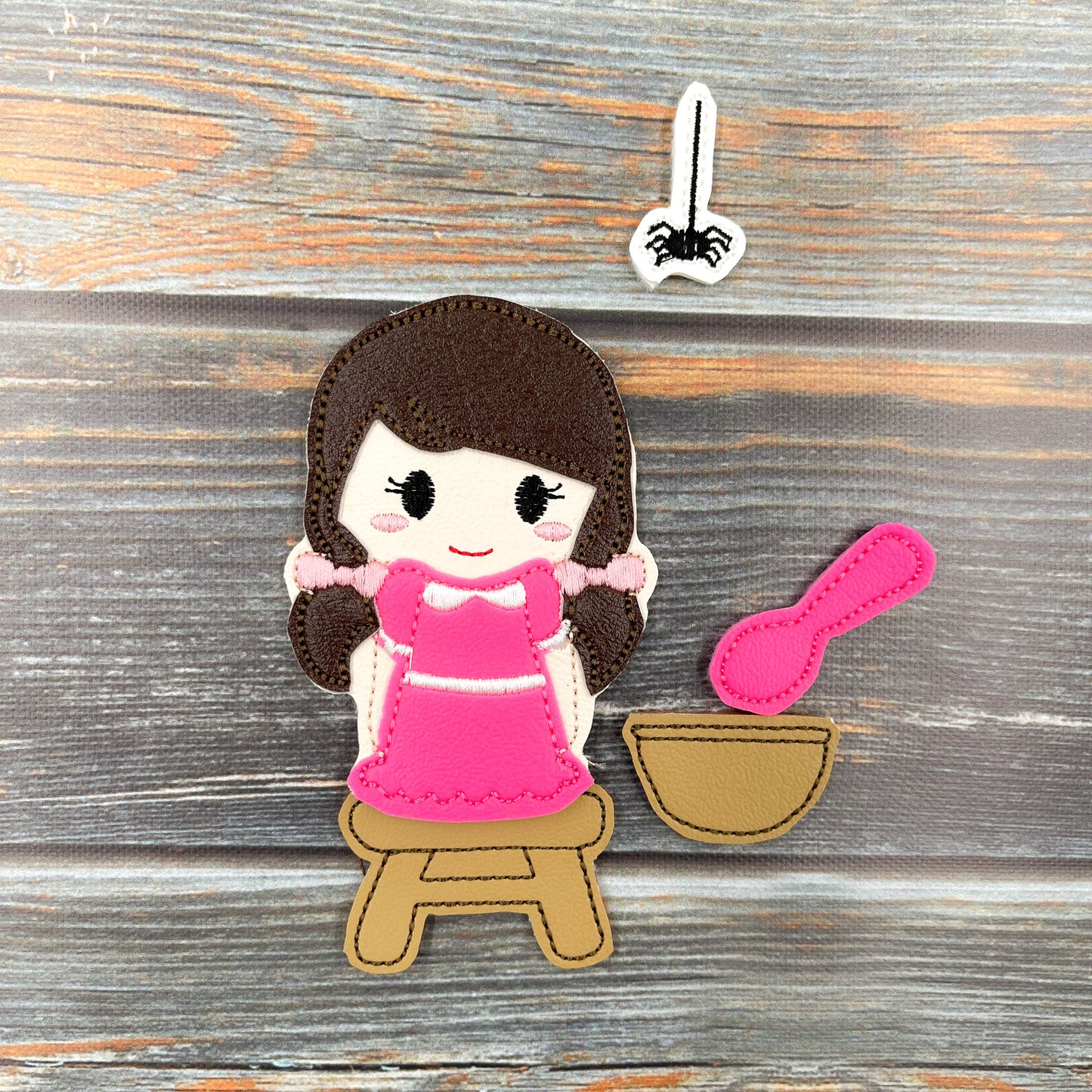 Little Miss Muffet Finger Puppet Set