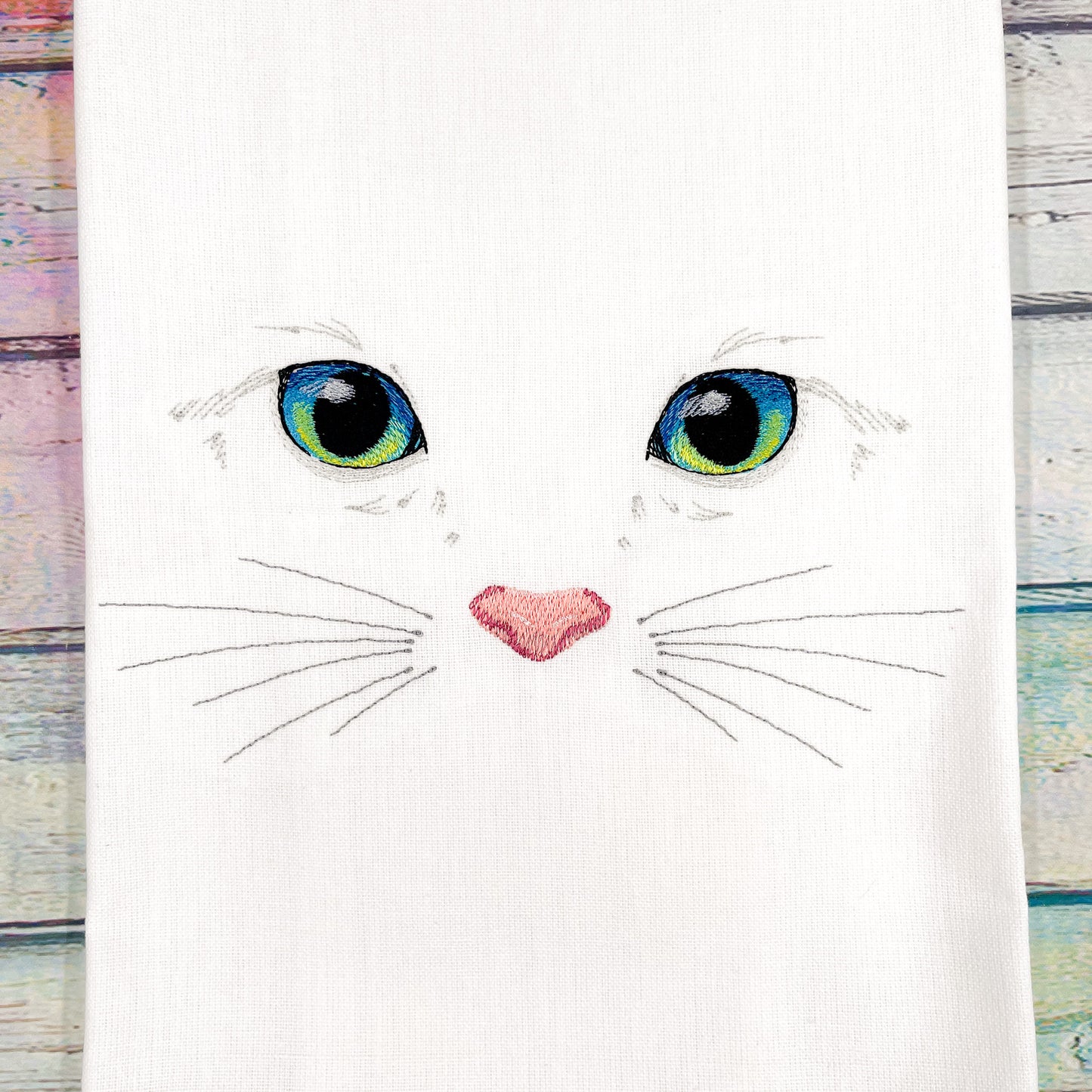 Pawesome Kitty Face Kitchen Towel