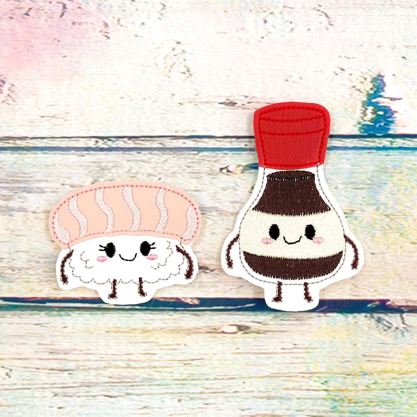 Sushi and Soy Sauce Perfect Pairs Finger Puppet Set