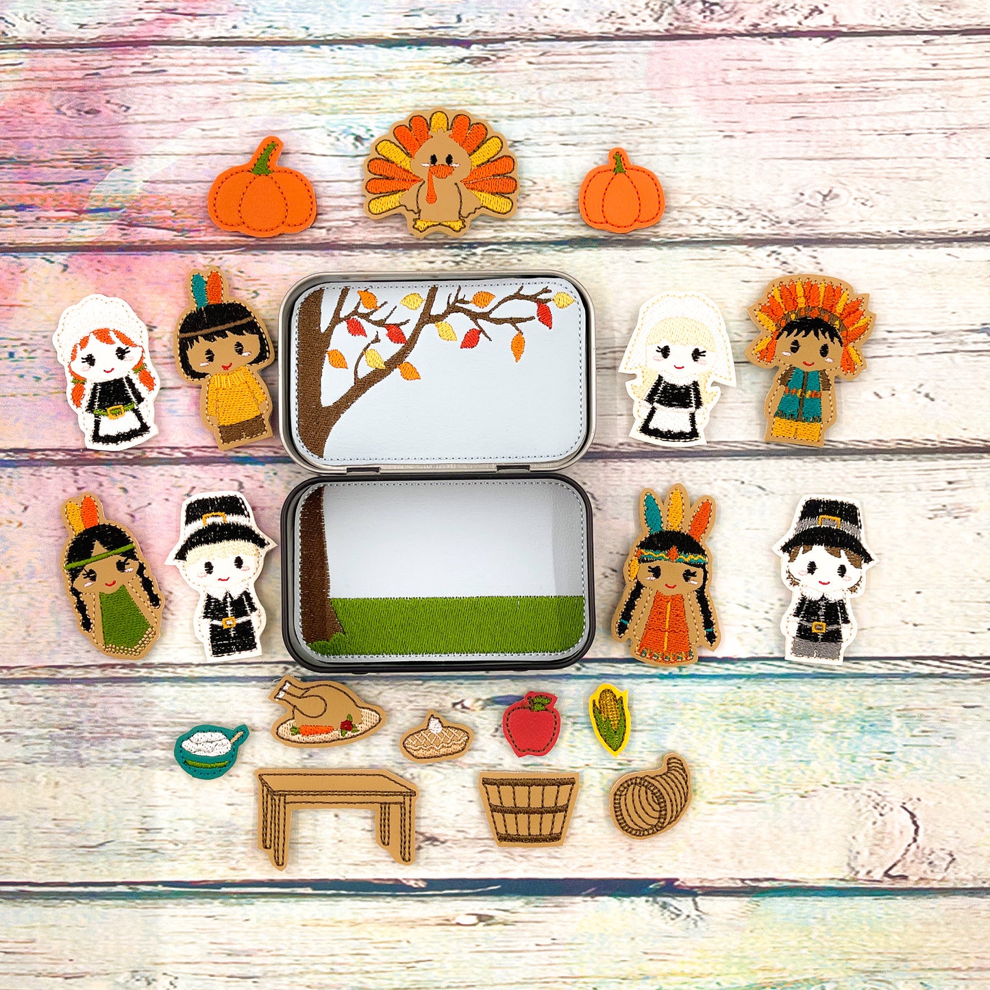 Thanksgiving Tin Play Set