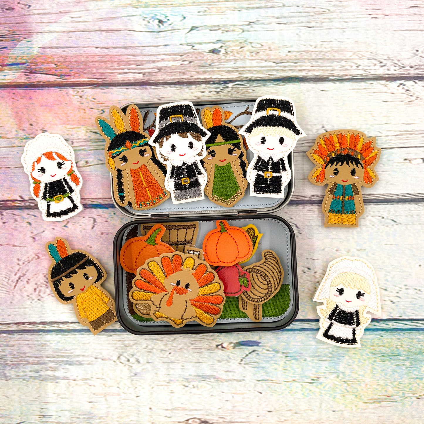 Thanksgiving Tin Play Set