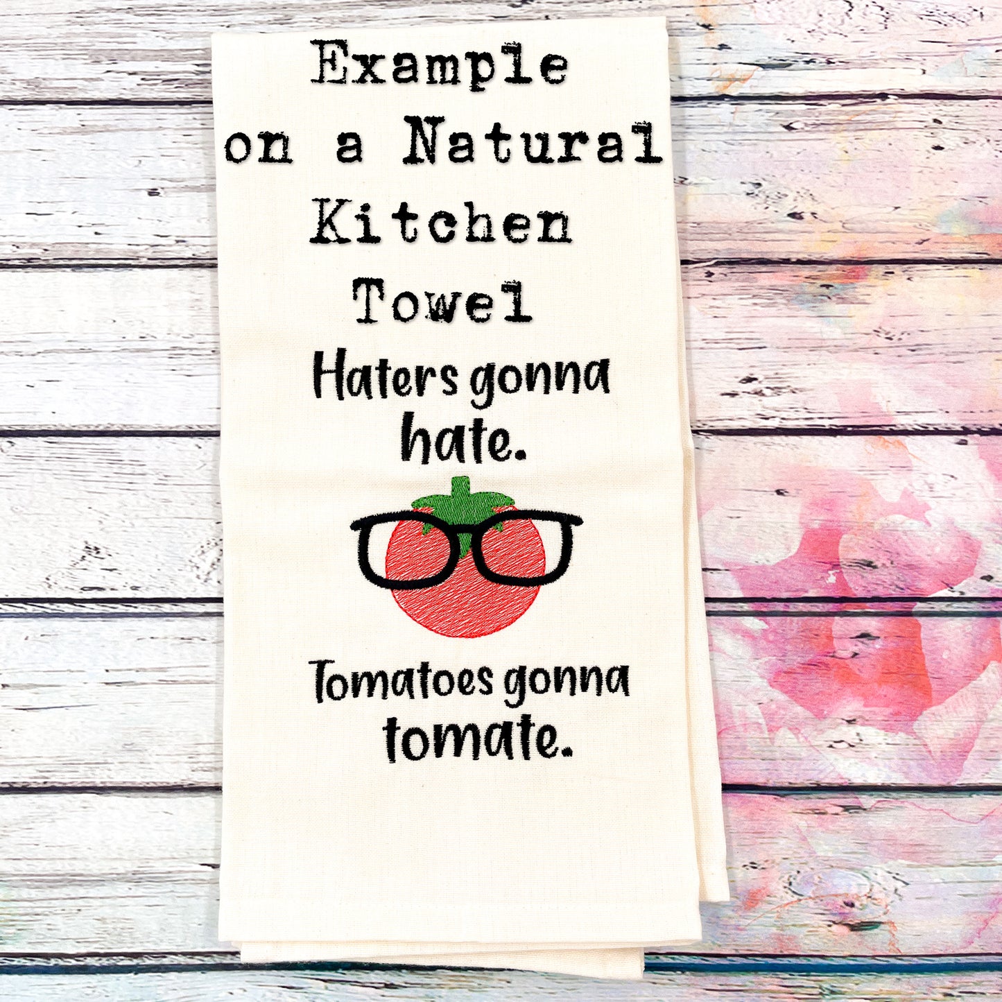 Counting to Ten Only Makes it Premeditated Kitchen Tea Towel