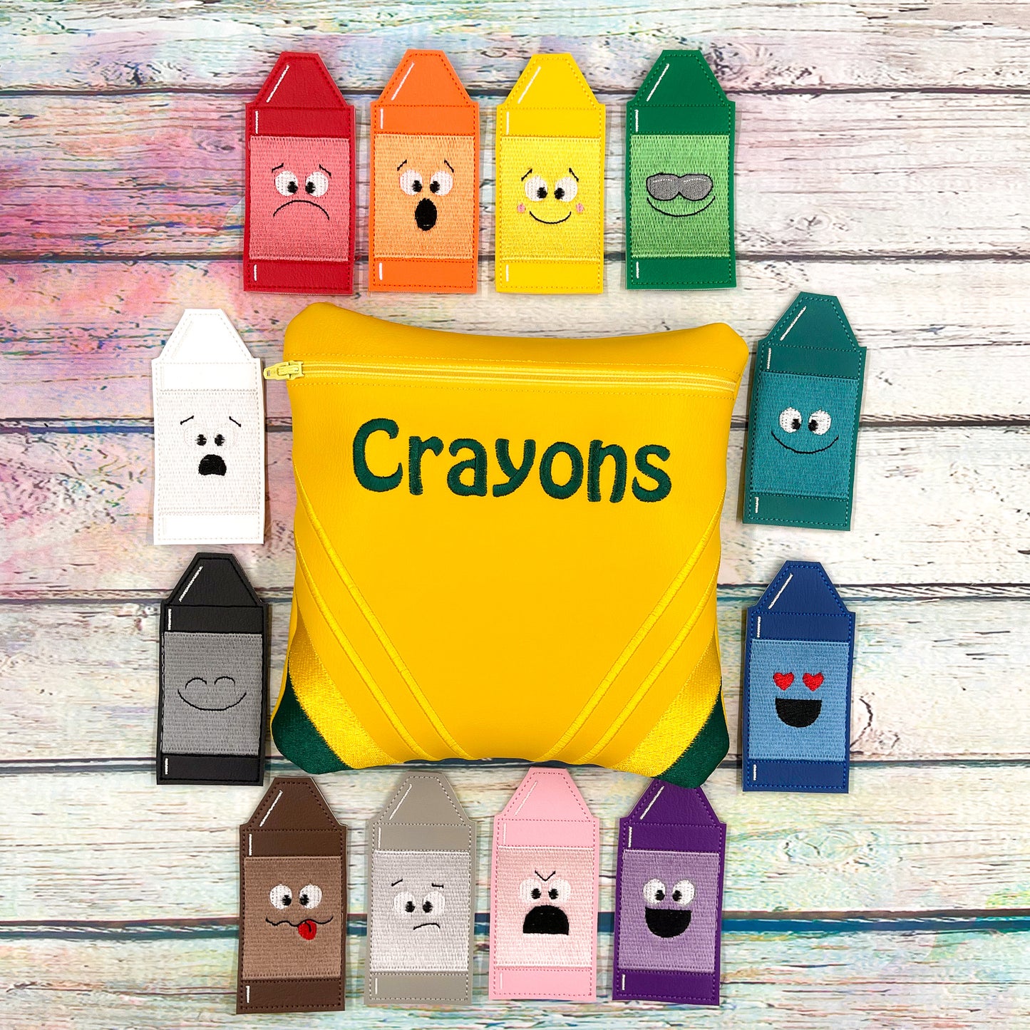 Crayons Finger Puppet Set