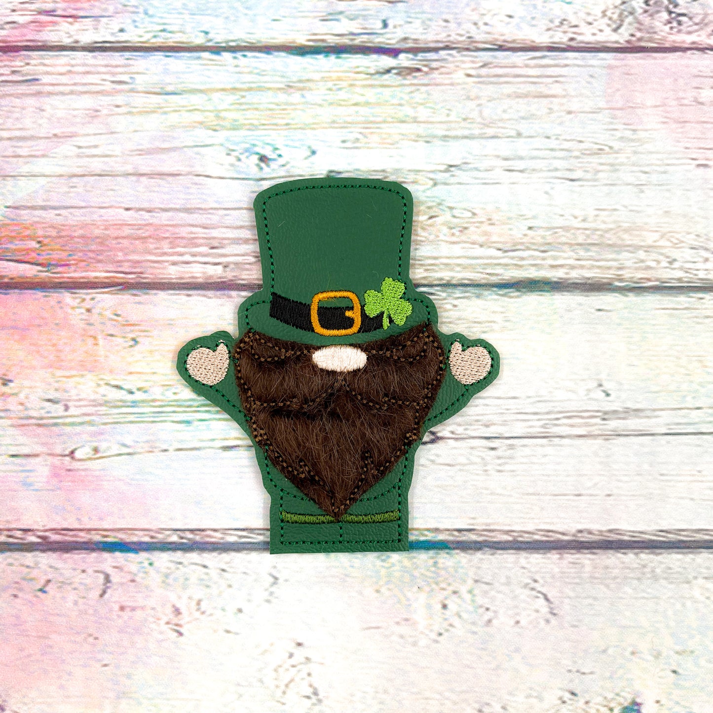 St. Patrick's Day Gnome 1 Finger Puppet